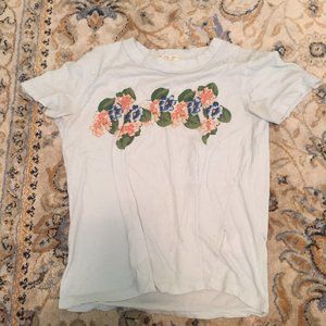 Truly Madly Deeply Pastel Teal Graphic Tee